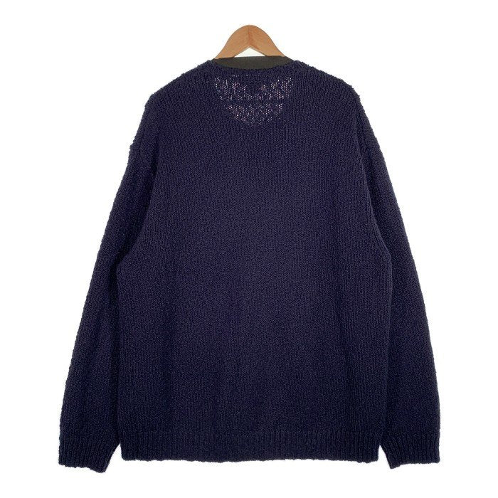 SUPREME シュプリーム 24SS Boucle Small Box Sweater ブークレスモールボックスセーター ネイビー コットン  Size XL 福生店