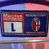 Macron マクロン ボローニャFC 03-04 ホーム ユニフォーム NAKATA 中田英寿 ブルーxレッド sizeL 瑞穂店