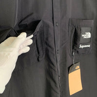 SUPREME シュプリーム 22SS THE NORTH FACE ノースフェイス Trekking S/S Shirt トレッキングショートスリーブシャツ ブラック NR02211I Size XL 福生店