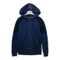 Neil Barrett ニールバレット BJS315V F449C バイカー ジップアップ パーカー ネイビー sizeXS 瑞穂店