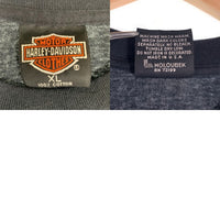 90's Harley-Davidson ハーレーダビッドソン バー&シールド ウルフ プリント 半袖 Tシャツ ブラック 1991コピーライト Size XL 福生店