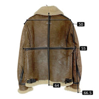 SCHOTT ショット 18606 B-3 ムートンレザージャケット USA製 ブラウン size38 瑞穂店