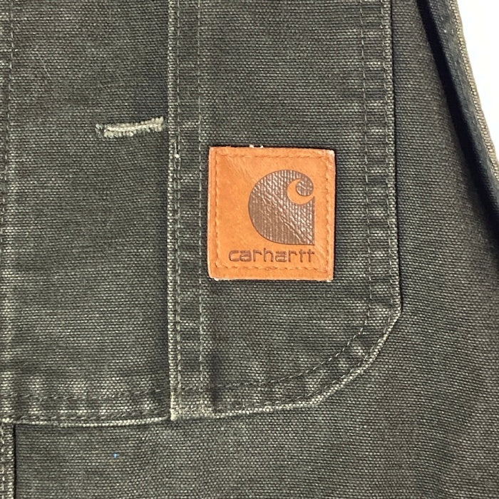 USA製 carhartt ダブルニー　オーバーオール　モスグリーン　MOS Carhartt カーハート R27 MOS USA製 ダブルニー オーバーオール