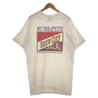 90's~ BREW CITY ブリューシティ クラフトビール プリントTシャツ ホワイト フルーツオブザルーム USA製 Size XL 福生店