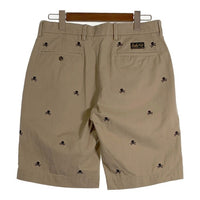 RALPH LAUREN RUGBY ラルフローレンラグビー スカルボーン刺繡 チノツイル ショートパンツ 総柄 ベージュ Size 33 福生店