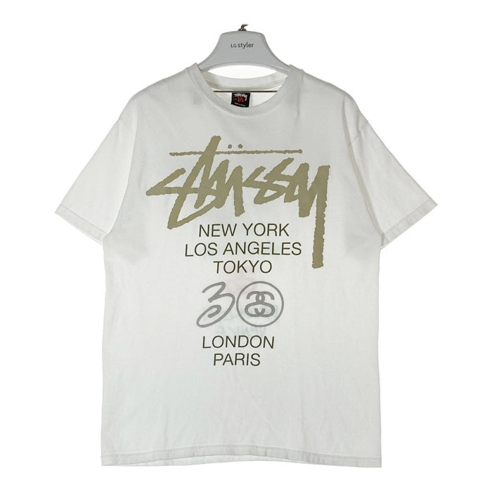 STUSSY ステューシー 白シャツ XLサイズ - メルカリ