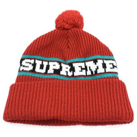 SUPREME シュプリーム 24AW Big Stripe Beanie ビッグストライプビーニー キャップ レッド アクリル 福生店