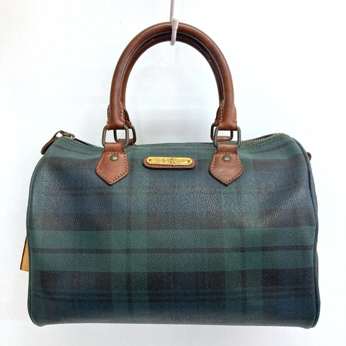 Polo Ralph Lauren ポロラルフローレン レザー ハンドバッグ ブラック