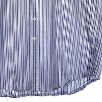 Ralph Lauren ラルフローレン BLAKE ボタンダウン ストライプシャツ ホワイト ネイビー TWO-PLY COTTON Size L 福生店