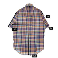 Ralph Lauren ラルフローレン BLAKE ボタンダウン マドラスチェック 半袖シャツ ブルー×レッド sizeM 瑞穂店