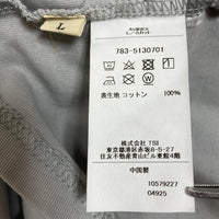 AVIREX アヴィレックス 5130701 WEB LIMITED LINE SPRAY L/S T-SHIRT 刺繍 長袖Tシャツ ライトグレー sizeL 瑞穂店