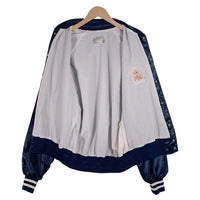 90's CAPRICORN カプリコーン ナイロン スタジャン ネイビー ワッペン USA製 Size L 福生店