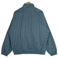 LACOSTE ラコステ モノグラムジャガード 撥水ジャケット ナイロンジャケット ライトブルー BH2588 Size US M 福生店