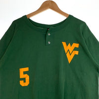 Wilson ウィルソン ヘンリーネック ナンバリングプリント Tシャツ グリーン メキシコ製 Size L 福生店