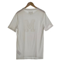 Maison Margiela メゾンマルジェラ 17SS Collegiate M Print Tee カレッジプリント 半袖 Tシャツ ホワイト S50GC0466 Size 48 福生店