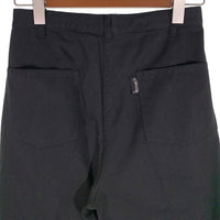 80's STUSSY ステューシー 1タック コットン テーパードパンツ ブラック 黒タグ TALON42 Size 29 福生店
