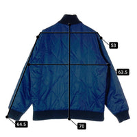 FRED PERRY フレッドペリー キルティング 中綿 ボンバージャケット ネイビー sizeO 瑞穂店