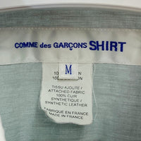 COMME des GARCONS SHIRT コムデギャルソンシャツ S28020 Artwork by Karl Benjamin マルチカラー 長袖シャツ グレーsizeM★襟袖お汚れ 瑞穂店