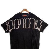 SUPREME シュプリーム 23AW Overprint Knockout S/S Top オーバープリント ノックアウト ショートスリーブトップ Tシャツ ブラック Size XL 福生店