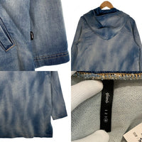 glamb グラム 15AW スウェットデニム ジップアップパーカー ダブル インディゴ GB15WT/JKT03 Size 4 福生店
