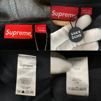 SUPREME シュプリーム 19AW Bandana Box Logo Hooded Sweatshirt バンダナボックスロゴ プルオーバースウェットパーカー フーディ ブラック Size L 福生店