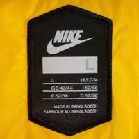 NIKE ナイキ BRASIL ブラジル代表 ポリエステル フード ジャケット グレー×イエロー sizeL 瑞穂店