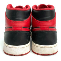NIKE ナイキ AIR JORDAN 1 MID エアジョーダン1ミッド ブレッドトゥ スニーカー ブラック×レッド DQ8426-060 Size 27.5cm 瑞穂店
