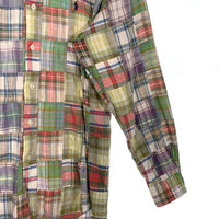 90's Ralph Lauren ラルフローレン BLAIRE マドラスチェック ボタンダウンシャツ マルチ 長袖 Size S 福生店