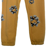 DENIM TEARS デニムティアーズ 24AW CPFM カクタスプラントフリーマーケット Wreath Sweatpants リース プリント スウェットパンツ イエロー Size M 福生店