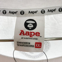 aape BY A BATHING APE エーエーピーイー アベイシングエイプ プリントTシャツ 2024 福袋 ホワイト sizeXXL 瑞穂店
