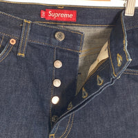 SUPREME シュプリーム Regular Jean レギュラージーンズ スリム セルビッジ インディゴ デニム USA製 Size 30 福生店