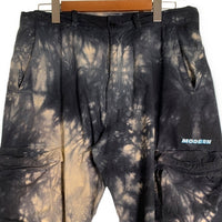 OFF-WHITE オフホワイト タイダイ染め リップストップ カーゴパンツ 裾ラインストーン ブラック OMCF015S20H86020 Size 32 福生店