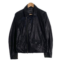International Gallery BEAMS インターナショナルギャラリービームス PER BACCO ゴートレザー ダブルライダースジャケット ブラック 11-18-2073-730 Size 46 福生店