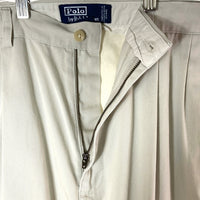 Polo Ralph Lauren ポロラルフローレン HAMMOND ハモンド メキシコ製 ツータック チノパンツ ベージュ size35 瑞穂店