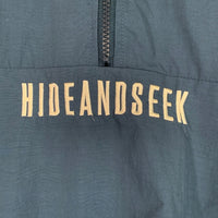 Hide and Seek ハイドアンドシーク 24SS Nylon Anrack ナイロン アノラック プルオーバージャケット ネイビー HJ-010124 Size M 福生店