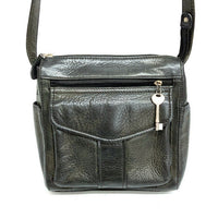 FOSSIL フォッシル ショルダーバック レザー キーチャーム付 ブラック 瑞穂店