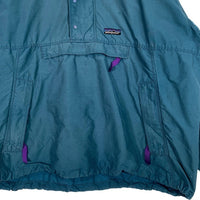 90's patagonia パタゴニア バギーズプルオーバー アノラック グリーン パープル 53690 S3 Size L 福生店
