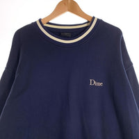 Dime ダイム Classic French Terry Crewneck クルーネック スウェットトレーナー ネイビー Size XL 福生店