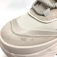 JEANASIS ジーナシス ランダムアウトソールスニーカー グレー sizeM(23.0〜23.5) 瑞穂店