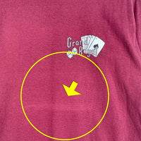 90's Grand Royal グランドロイヤル プリントTシャツ ボルドー ビースティボーイズ JERZEES USA製 Size L 福生店
