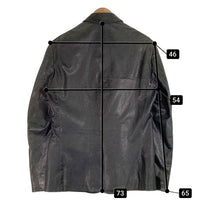 BARNEYS NEWYORK バーニーズニューヨーク シープスキン 2B テーラードジャケット ネイビー 本切羽 Size US 38 福生店