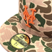New Era ニューエラ 59FIFTY MLB ニューヨーク・メッツ ベースボールキャップ カモフラージュ HAT CLUB Size 7 3/4 (61.5cm) 福生店