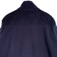 Royal Mail ロイヤルメール RMF1 LONG SLEEVE FLEECE 切替 ジップアップフリースジャケット ネイビー ブラック Size L 福生店