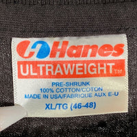 90's KISS ダブルサイド オーバープリント Tシャツ ブラック Hanes ブートレグ Size XL 福生店