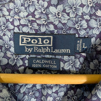 Polo by Raph Lauren ポロラルフローレン CALDWELL コットン オープンカラーシャツ 花柄 半袖 ブルー Size L 福生店