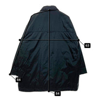 JEANASIS ジーナシス ナイロン中綿襟付きジャケット JS071407MC ブラック sizeF 瑞穂店