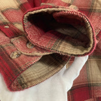 FIELD & STREAM フィールド アンド ストリーム 長袖 オンブレ チェック シャツ レッド Size XL-TALL 福生店
