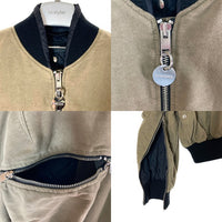 DIESEL ディーゼル バックジップ MA-1 フライトジャケット カーキ sizeXS 瑞穂店