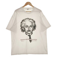 90's Einstein アインシュタイン プリントTシャツ ホワイト ANDAZIA Size XL 福生店
