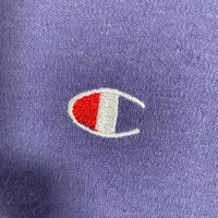 90's Champion チャンピオン モックネック ロングスリーブTシャツ パープル Size XL 福生店